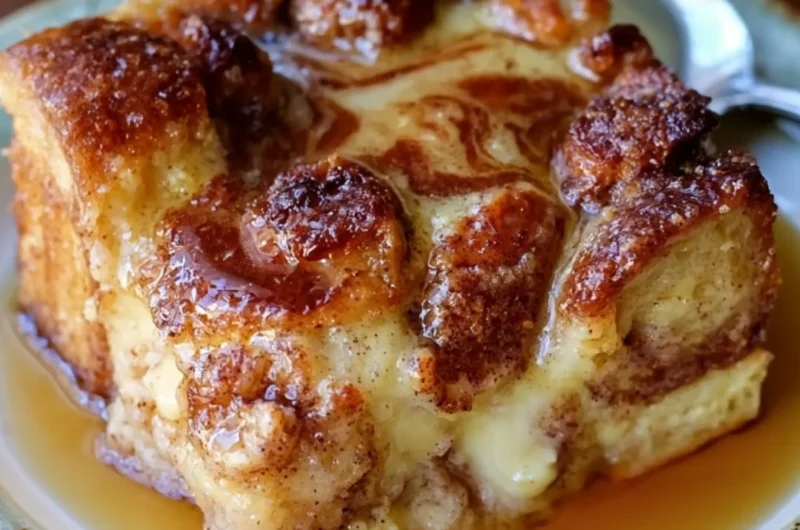 Best Pioneer Woman French Toast Casserole dish served on a brunch table