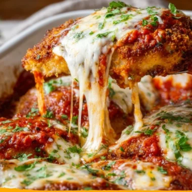 Cozy classic chicken parmesan served with a side of pasta