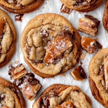 Delicious homemade cozy crack cookies ready to be enjoyed