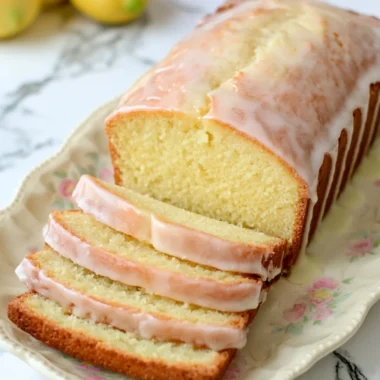 Cozy gluten-free lemon loaf with glaze, dairy-free dessert recipe