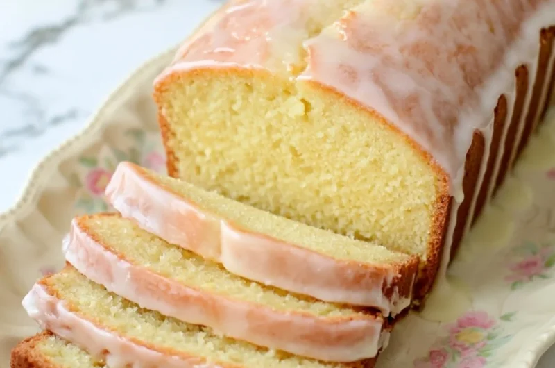 Cozy gluten-free lemon loaf with glaze, dairy-free dessert recipe