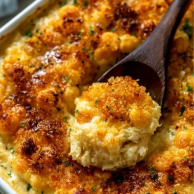 Dolly Parton’s 5-Ingredient Casserole ready to serve
