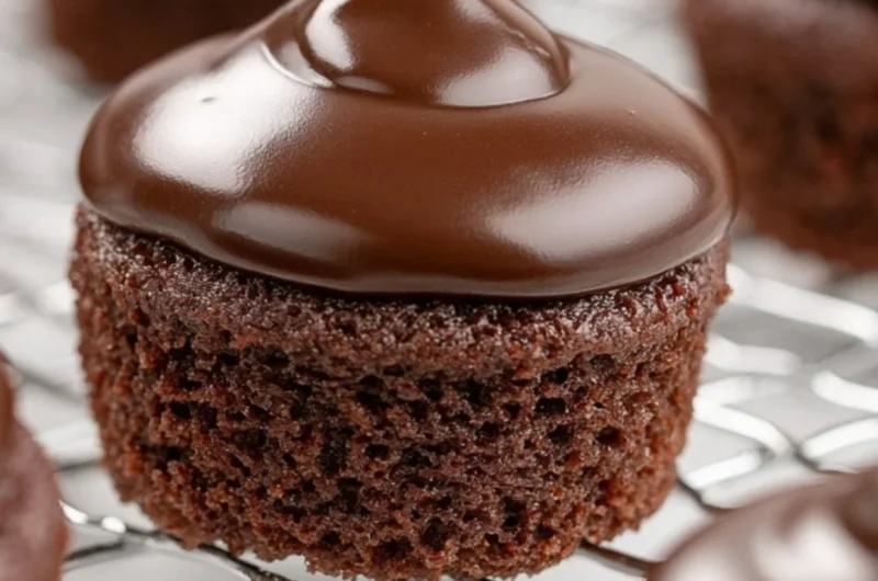 Delicious Texas Sheet Cake Bites served on a plate, perfect for dessert lovers.