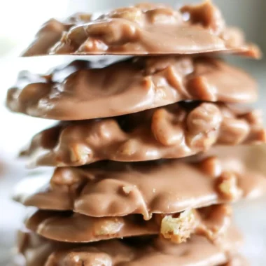 Delicious southern pecan pralines on a rustic wooden table