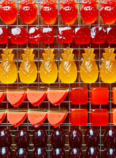 Homemade fruit snacks made with fresh ingredients