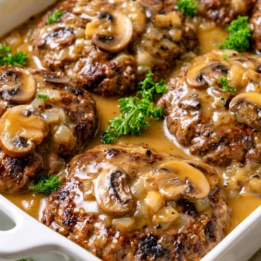 Cozy Poor Man's Steak recipe with seasoned beef and vegetables