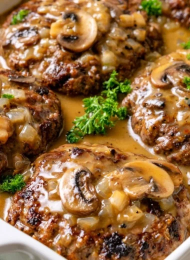 Cozy Poor Man's Steak recipe with seasoned beef and vegetables