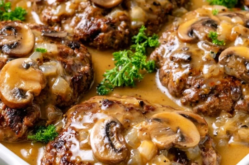 Cozy Poor Man's Steak recipe with seasoned beef and vegetables