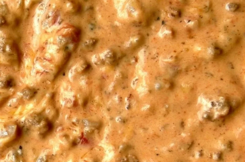 Bowl of delicious queso dip with tortilla chips on the side