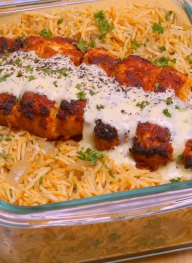 Delicious creamy Cajun chicken and rice bowls for high protein meal prep